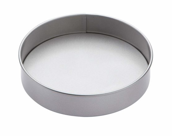 KitchenCraft KC2BK15 Non Stick Cake Tin with Loose Base, Round, Steel, 20.5 cm, Silver