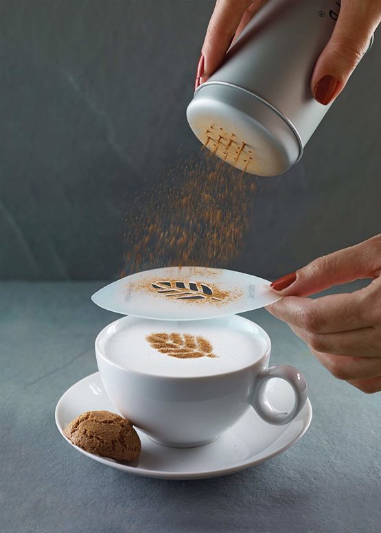 aerolatte CA2TIN Cappuccino Art Stencils, Set of 6 - Transparent - Image 2