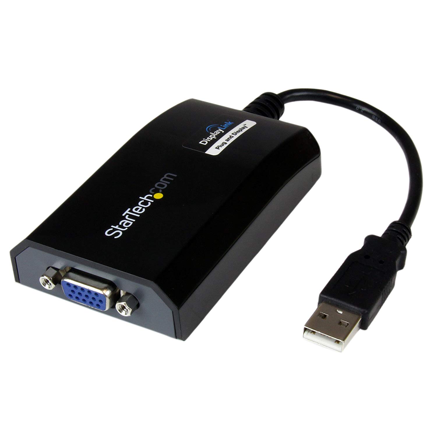 StarTech.com USB to VGA Adapter, 1920x1200, External Video & Graphics Card, Dual Monitor