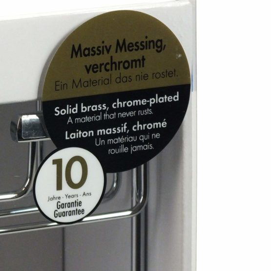 kela Corner Rack Chromed Brass, 24.5 x 30.5 x 15 cm - Image 3