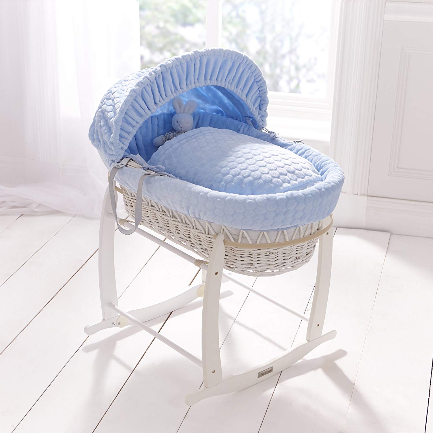 Clair de Lune Deluxe Rocking Moses Basket Stand BigaMart
