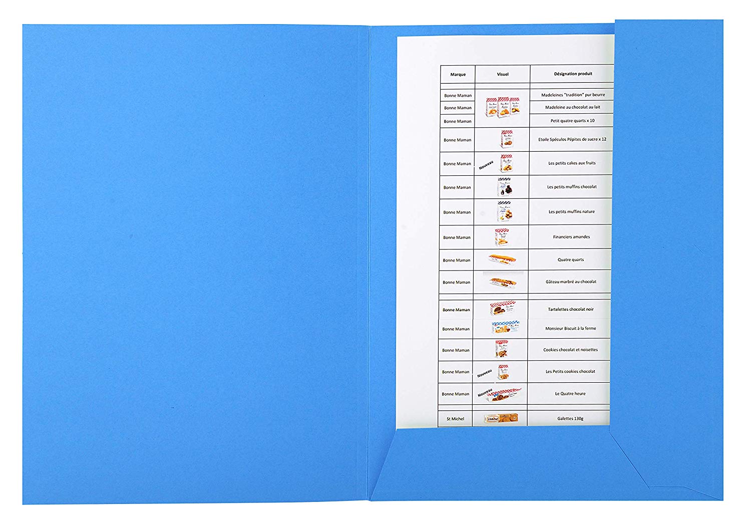 Exacompta, Ref 445006E, Forever Collection, 2-Flap Folder, 24 x 32cm in Size, Suitable for A4 Documents - Image 2