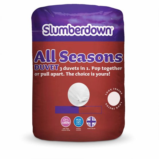 Slumberdown All Seasons King Size Duvet 4.5 Tog Plus King Size Duvet 10.5 Tog 3 in 1 Combination All Seasons Duvet King Size - Image 2