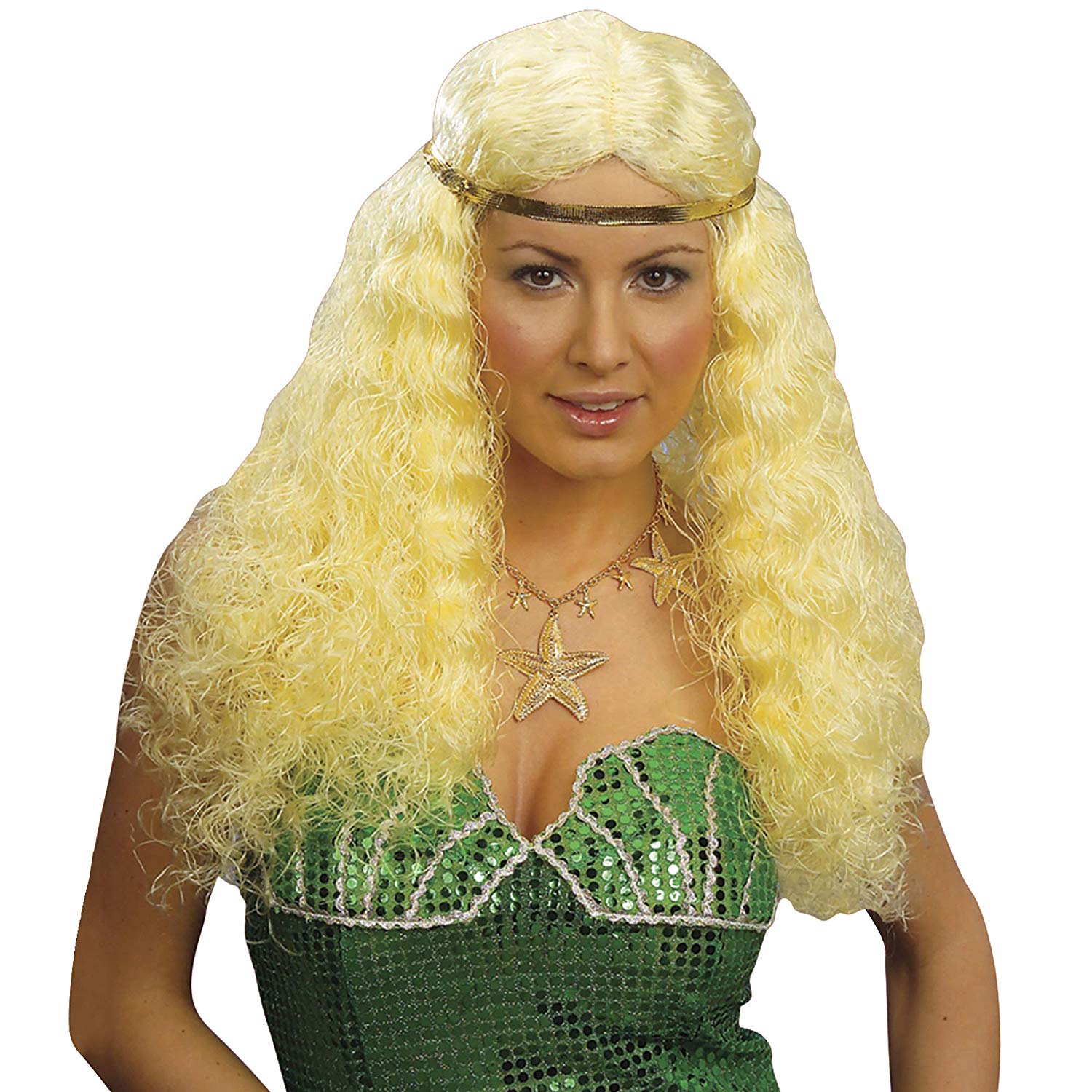 Angel/Mermaid Wig for Hair Accessory Fancy Dress, Blond - Image 3