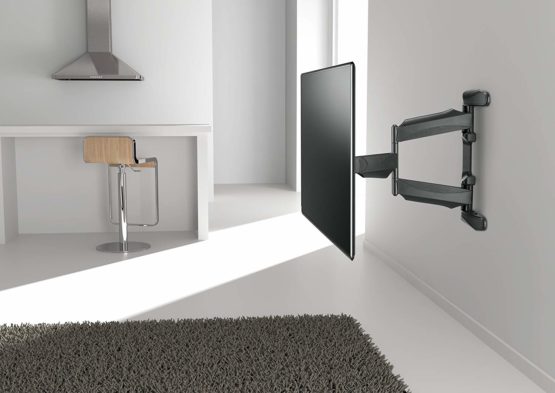 Vogel's BASE 45S full-motion TV wall bracket for 19-43 inch TVs, max. 44 lbs (20 kg), swivels up to 180º, tiltable, TV wall mount, max. VESA 200x200, Universal compatibility - Image 4
