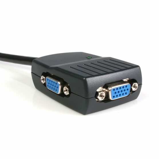 StarTech 2 Port VGA Video Splitter - USB Powered - 2048x1536 - VGA Video Monitor Splitter Dual Port (ST122LE),Black - Image 4