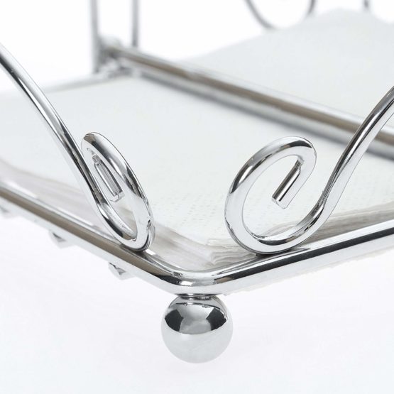 Premier Housewares Napkin Holder - Chrome - Image 4