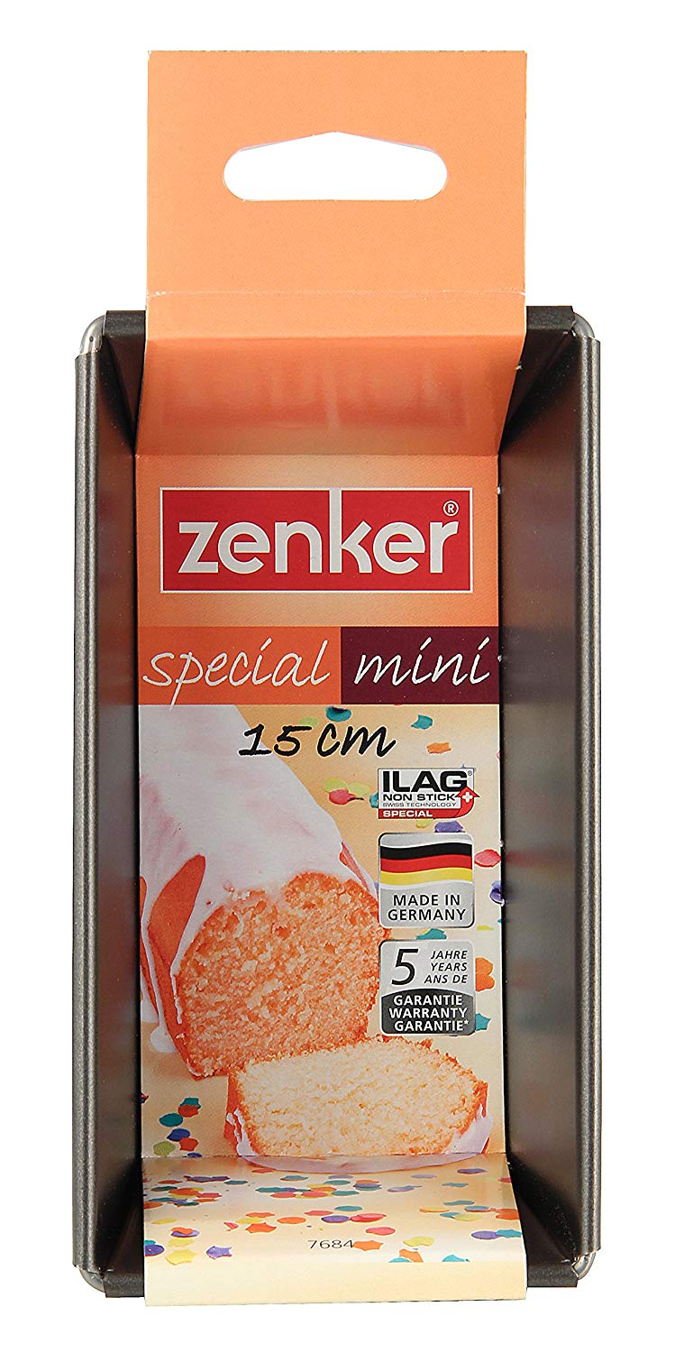Zenker 7684.0 - Mold for Plumcake Steel, 15 x 8.5 x 5 cm, Color Black, 15 x 8.5 x 5.5 cm - Image 2