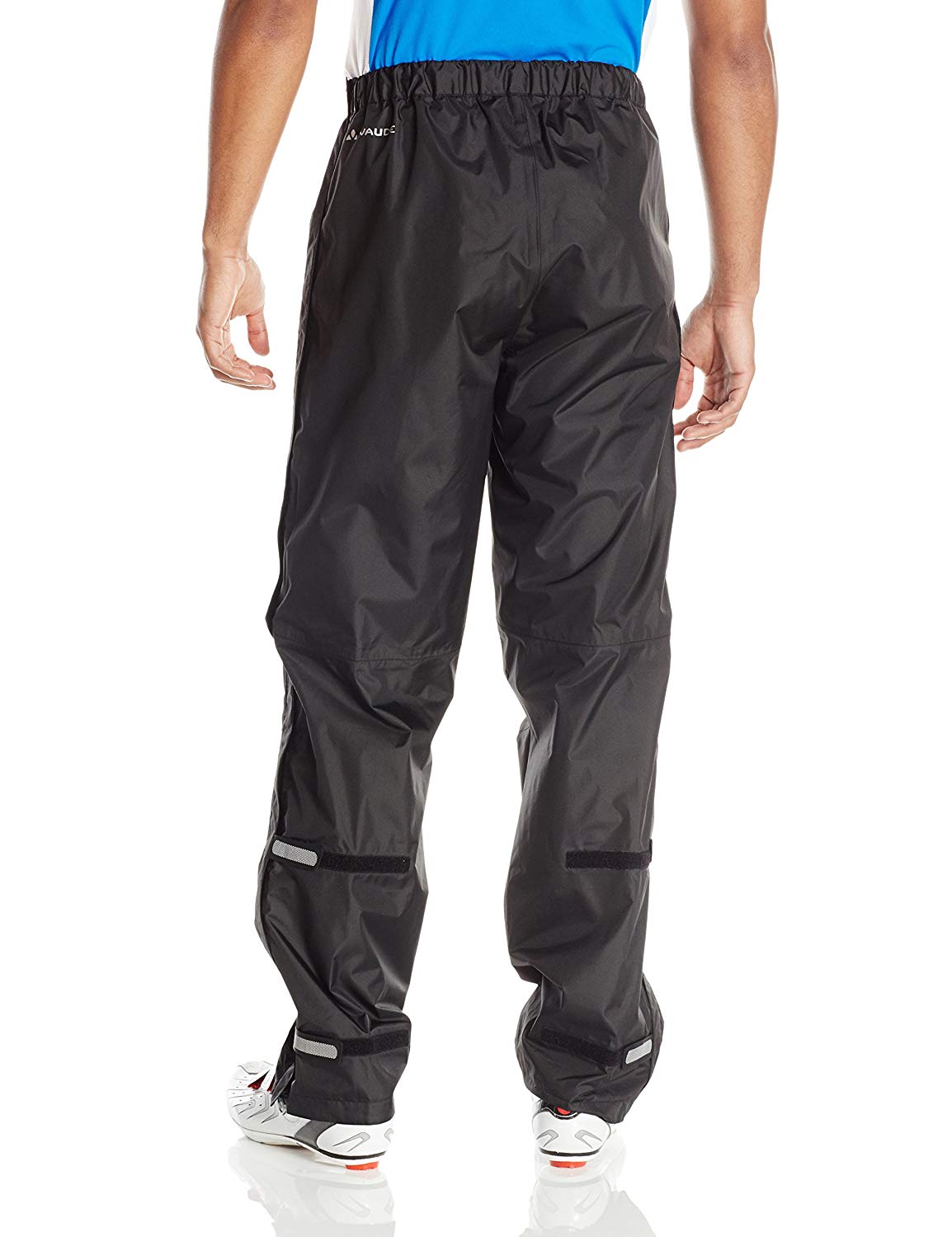 VAUDE Men's Fluid Full-zip Pants II, Black - Image 2