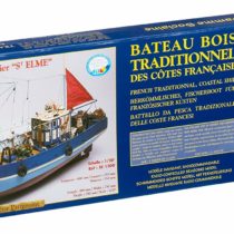 Soclaine Model Ship Saint Elme, Blue, 92 cm x 30.4 cm x 9.2 cm