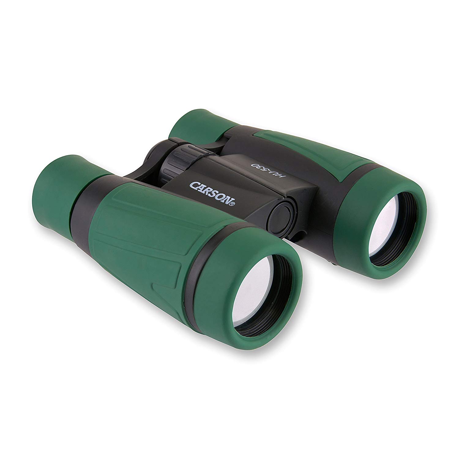 Carson HU-530 Hawk Kid's 30mm Binoculars, Green, Small - Image 2