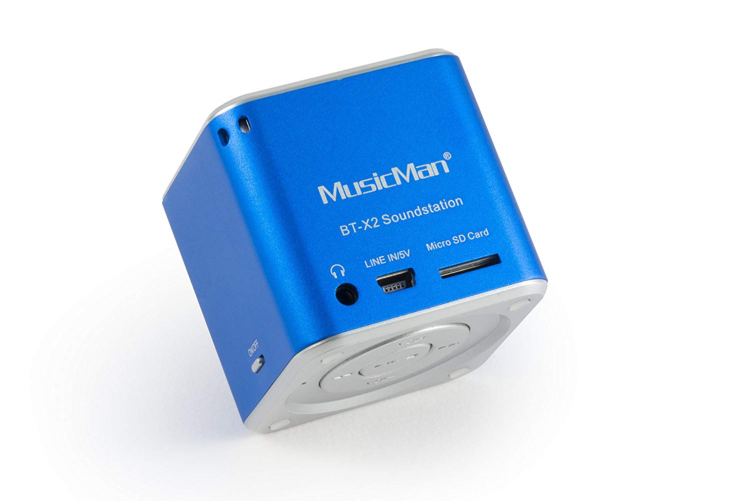 Music Man MusicMan TXX3808 Mini Wireless Soundstation BT-X2 (MP3 Player, Bluetooth) - Blue