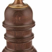 ZASS4|#Zassenhaus Speyer Antique Pepper Mill, Dark Wood, 6x6x18.5 cm