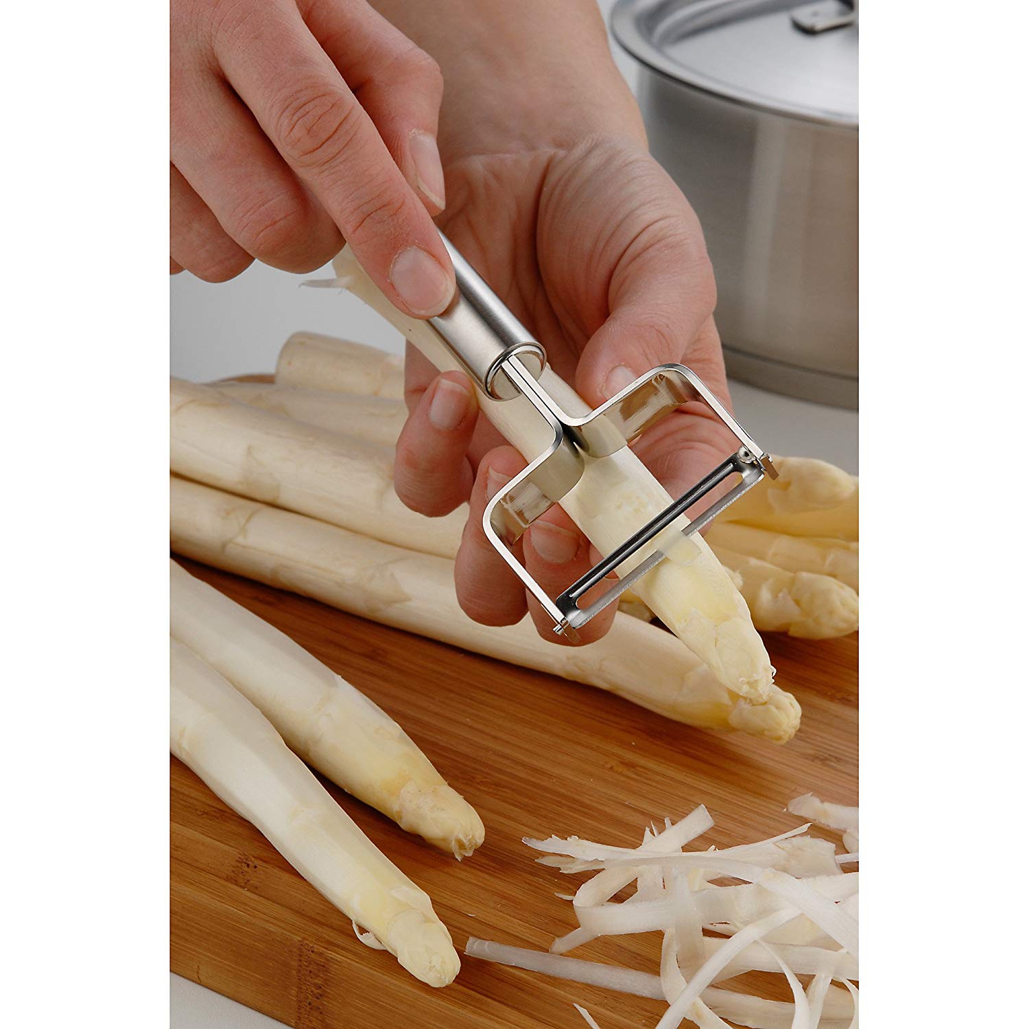 WMF Peeler 17 cm Profi Plus Cromargan Stainless Steel Partly Matt – BigaMart