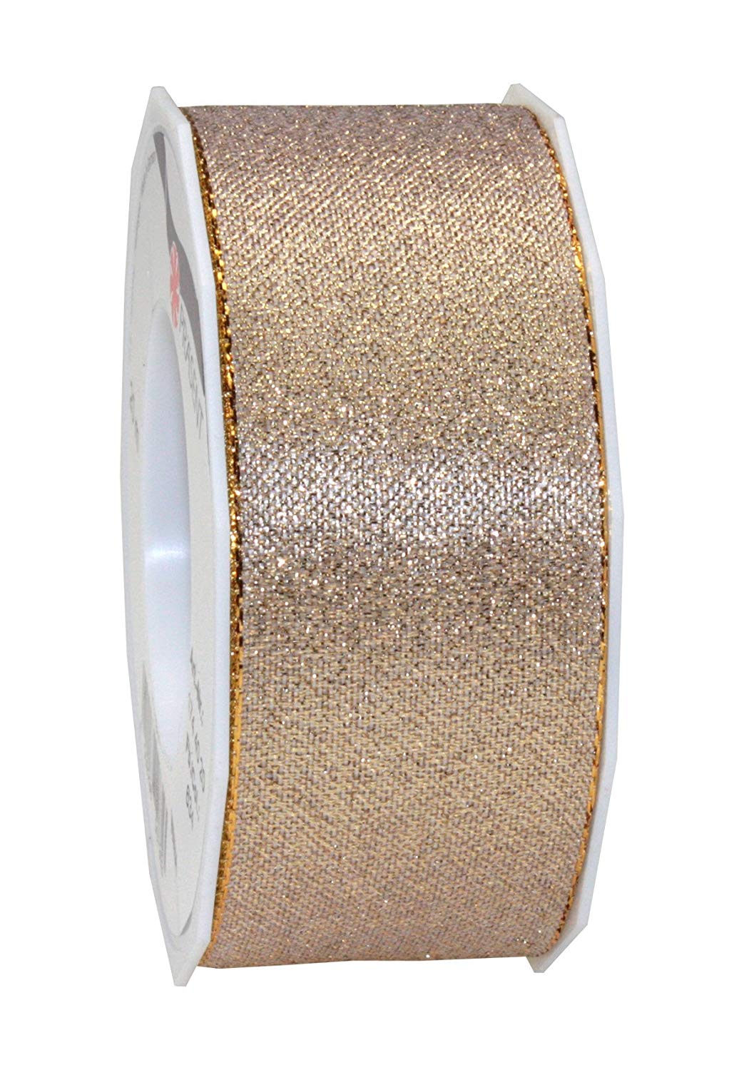 Präsent 40 mm 20 m WIEN - Lurexband, gold, 40mm - 20m
