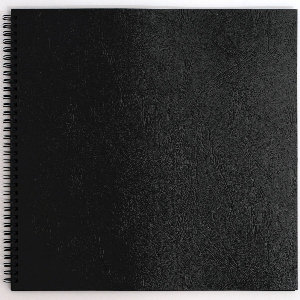 RHINO XL Hardback Scrapbook (12x12", 30x30cm), 40 Pages of Plain Black Sugar Paper, 1-Pack - Ideal for Scrapbooking Cuttings & Craft - Image 2