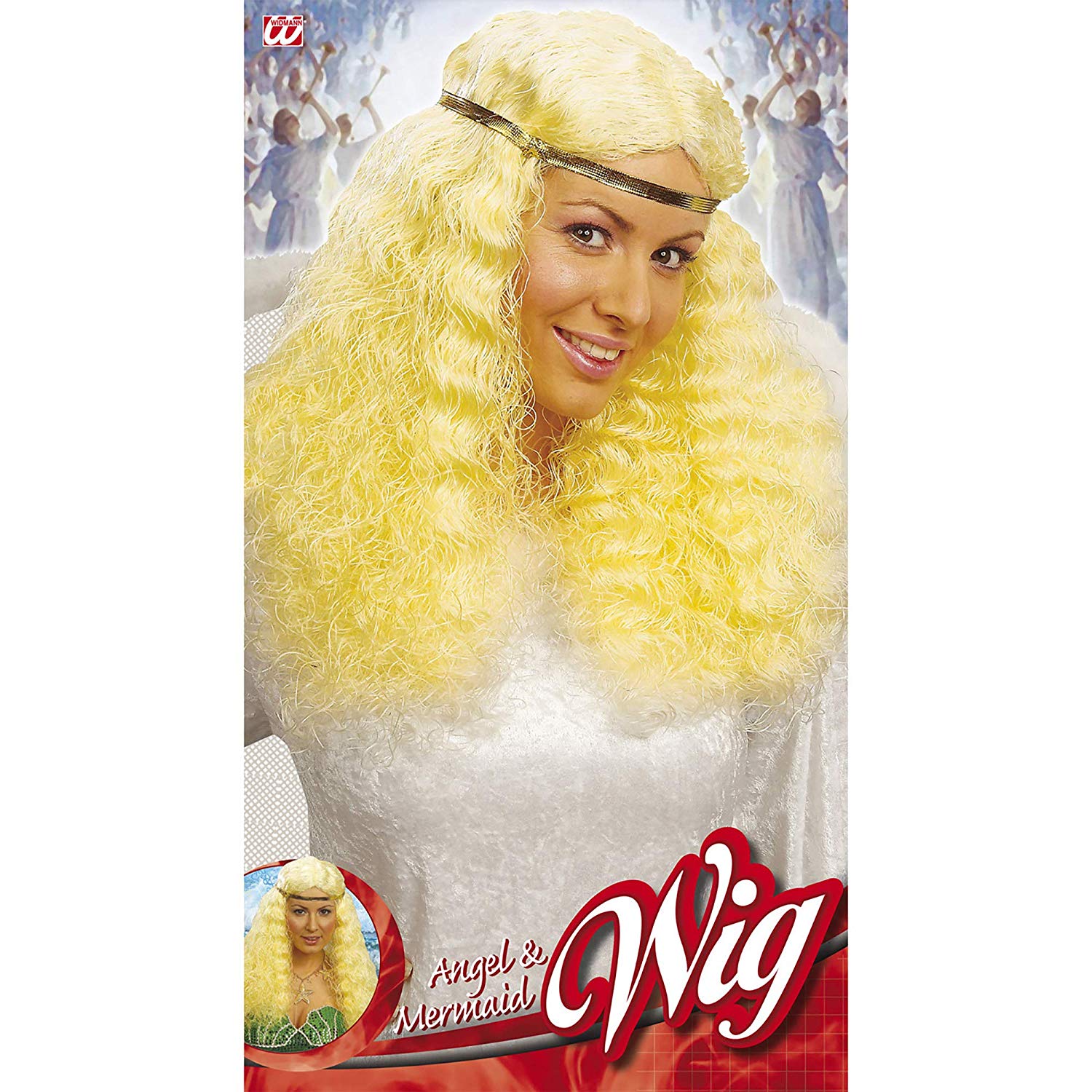 Angel/Mermaid Wig for Hair Accessory Fancy Dress, Blond - Image 2