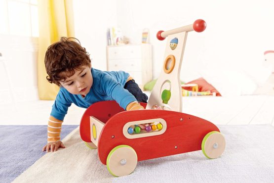 Hape E0370 Wonder Walker - Multi-Activity Push Along Wooden Toy - Image 3