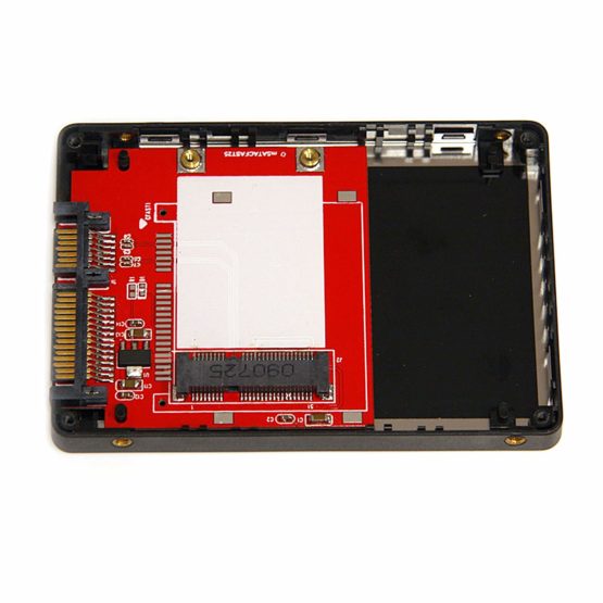 StarTech 2.5in SATA to Mini SATA SSD Adapter Enclosure - Mini PCIe ssd Adapter - SATA to mSATA - Mini PCIe SATA (SAT2MSAT25) - Image 3