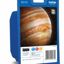 Brother LC-1240C/LC-1240M/LC-1240Y Inkjet Cartridges, Cyan/Magenta/Yellow, Multi-Pack, High Yield, Includes 3 x Inkjet Cartridges, Brother Genuine Supplies