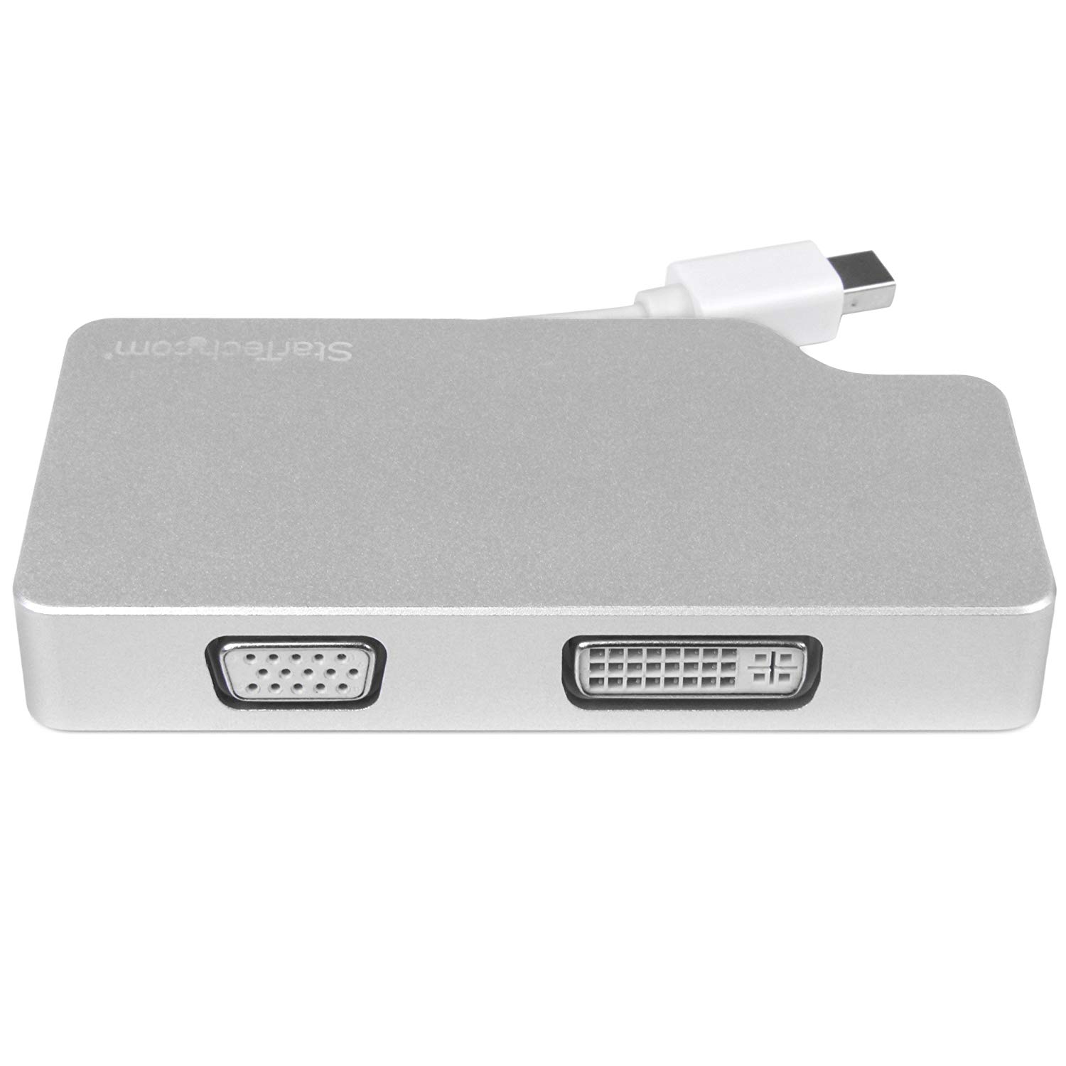 StarTech.com Aluminum Travel A/V Adapter: 3-in-1 Mini DisplayPort to VGA, DVI or HDMI - mDP Adapter - 4K (MDPVGDVHD4K) - Image 4