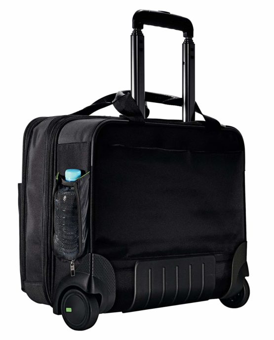 Leitz 2 Wheeled Light-Weight Hand Luggage Trolley Smart Traveller Range, Black - Image 3