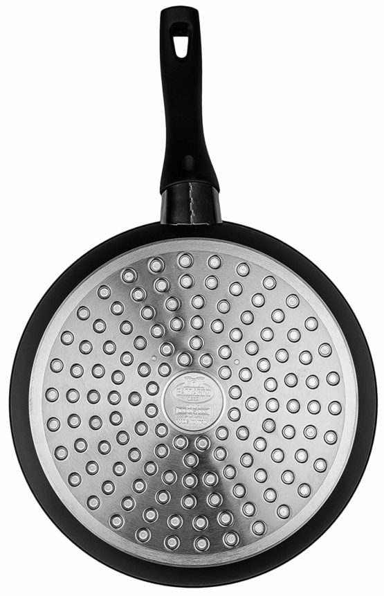 BALLARINI Bari Pan Aluminium with Granitium Non-Stick Coating Suitable for Induction Cookers Temperature Control Made in Italy, aluminium, grey, 28 cm - Image 3
