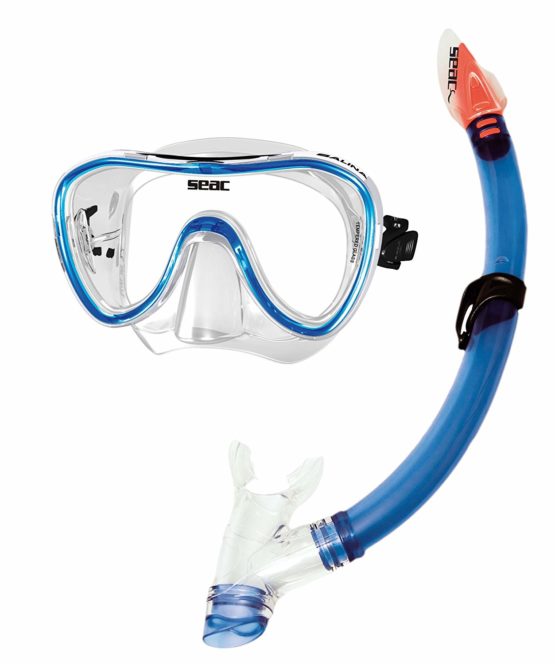 SEAC Set Salina Siltra Masque et tuba bora HD Bleu