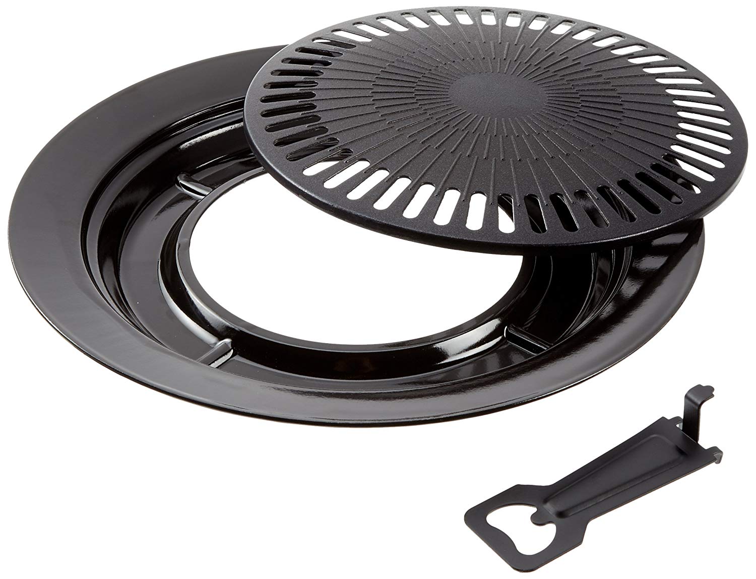Bright Spark Non-Stick Grill Plate - Black, N/A, Nicht zutreffend - Image 2