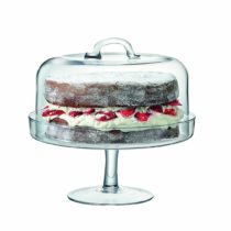 LSA SZ23 Serve Cakestand & Dome Ø26.5 cm/Ø25 cm Clear