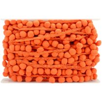 Expo Bonita Pom Pom Fringe 1-1/2-inch x 20Yd Orange, Acrylic, Multicolour