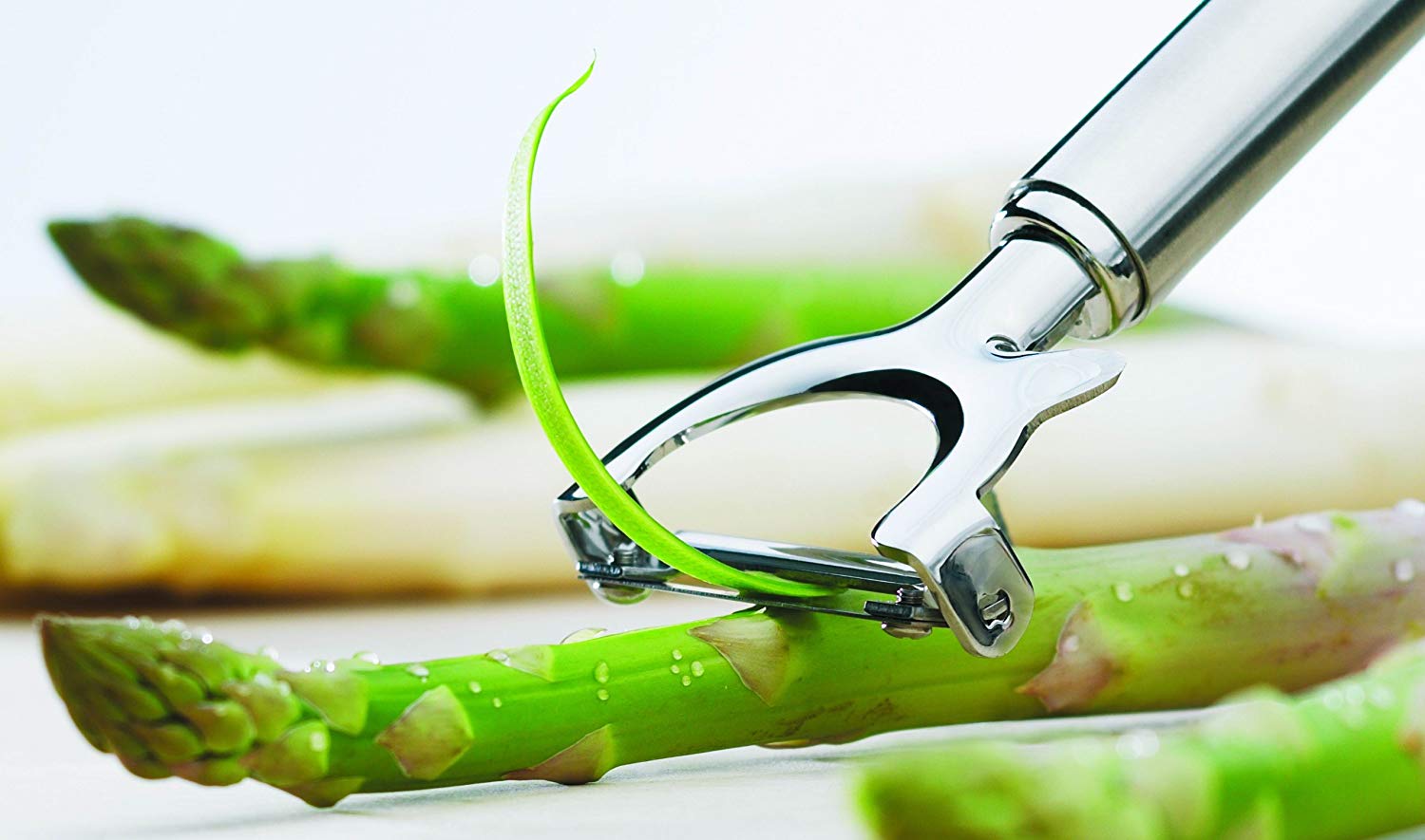 Rosle Stainless Steel Swivel Peeler Crosswise, 17 cm, 4 cm - Image 3