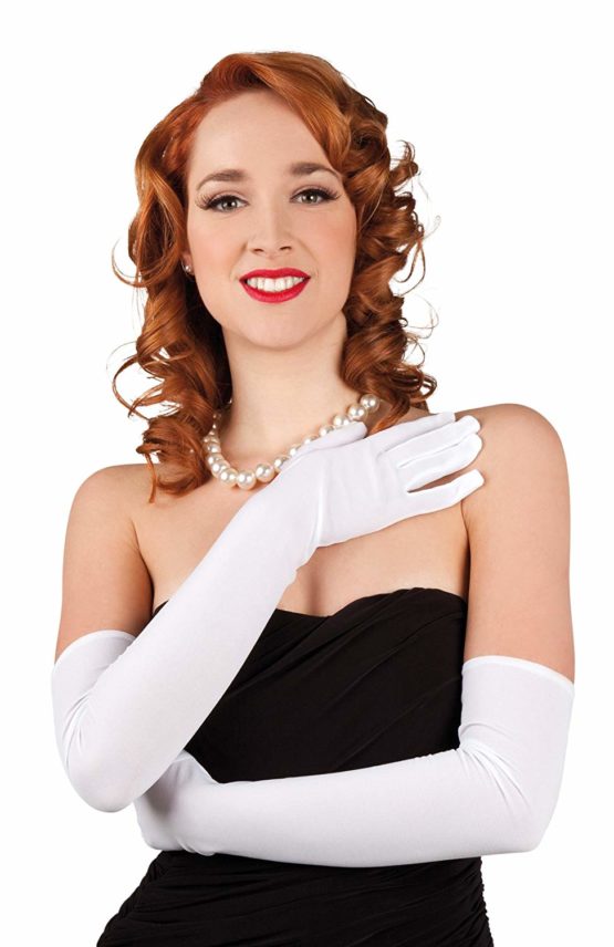 Boland 03101 Long Gloves Los Angeles White - Image 2