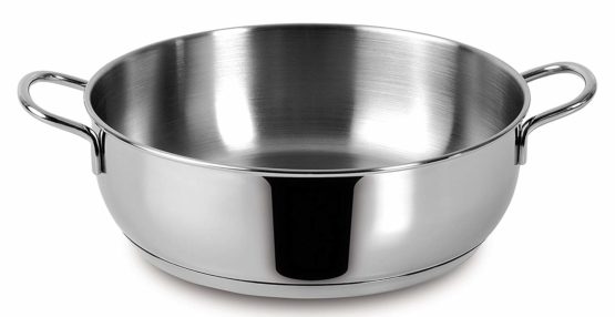 Lagostina Casserole 2 Handles Every Stainless Steel 18 10 Cm 24