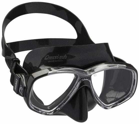 Cressi Perla Separate Glass Mask for Fishing, Apnea, Snorkeling and Diving