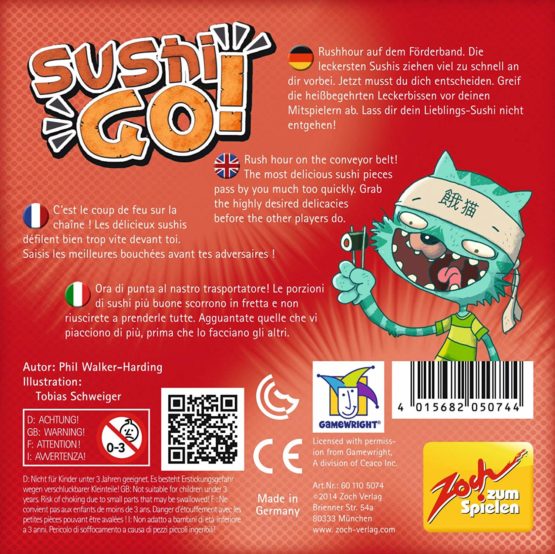 Zoch Verlag ZOC05074 Sushi Go! Game - Image 2