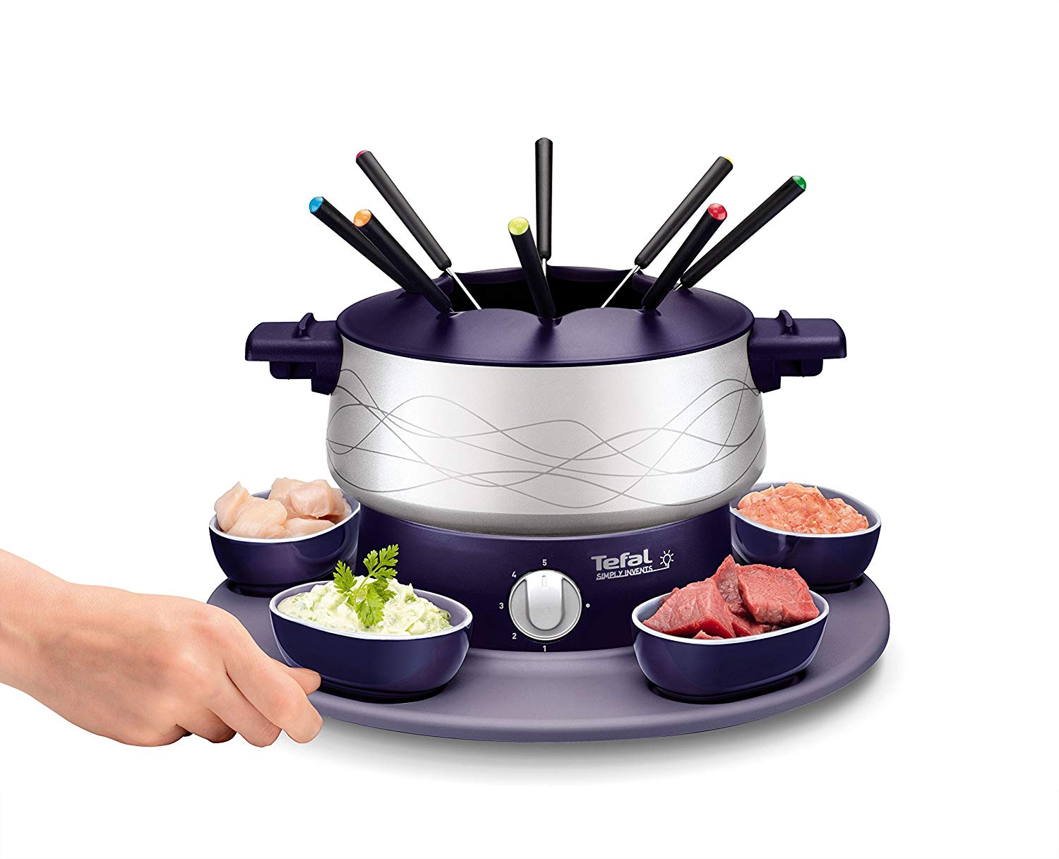 TEFAL Fondue Simply Invents EF351412-Indigo Blue - Image 3