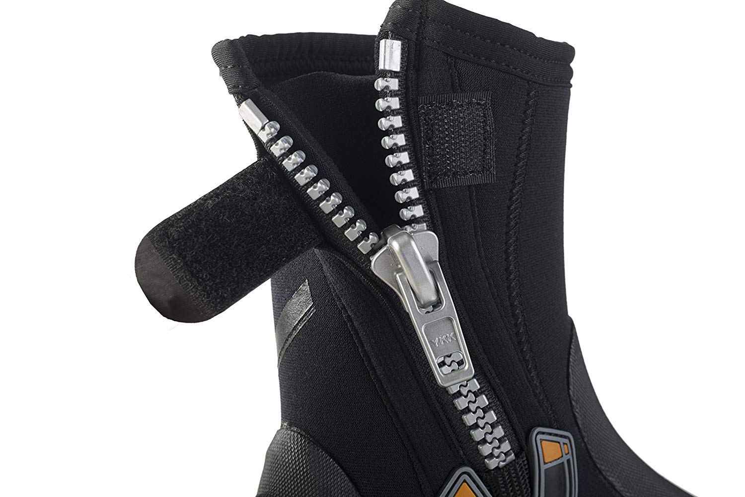 SEAC Basic HD, 5 mm neoprene diving boots with side zip and semi-rigid sole, Black, XL - Image 4