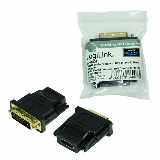 Logilink HDMI Female to DVI Male Adapter - Image 3