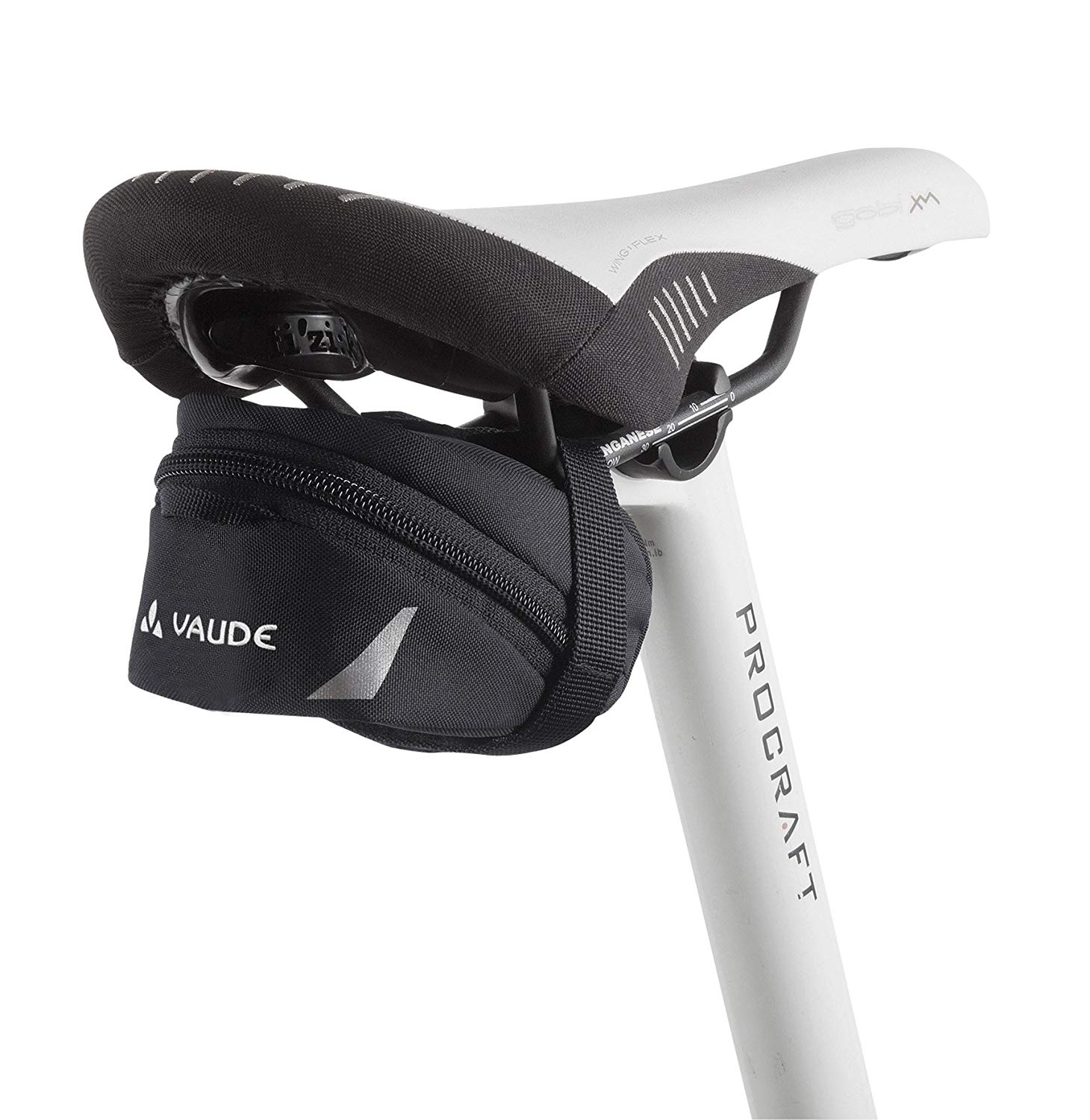 Vaude Tube Bag Saddlebag - Black, Medium - Image 4