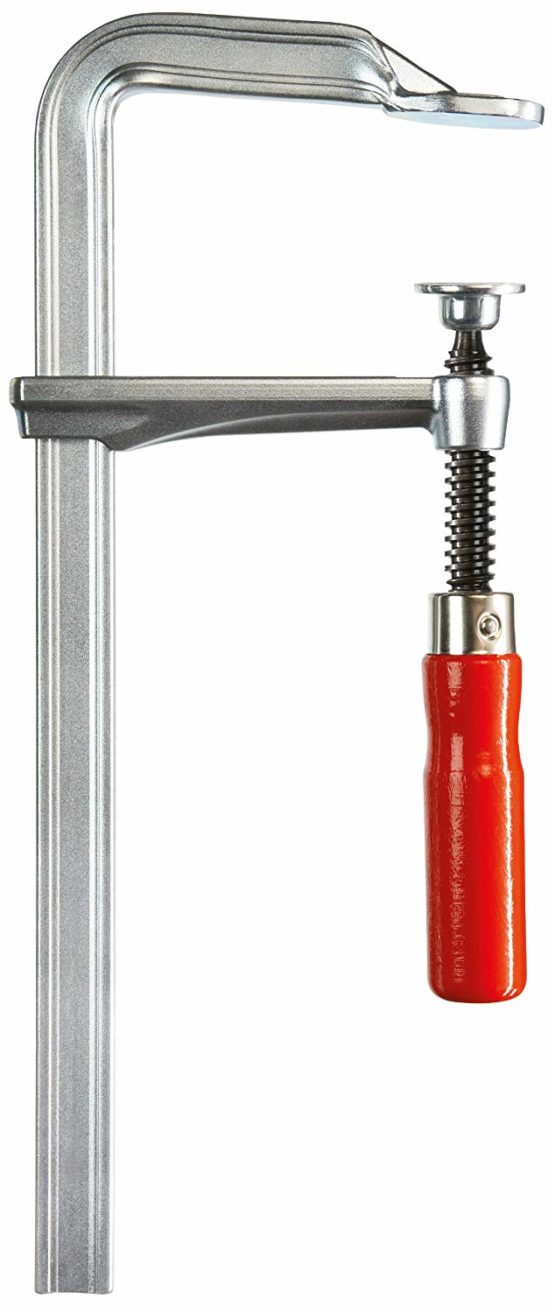 Bessey GZ20 GZ All-Steel Table Clamp, Grey/Red, 200/100 mm - Image 2