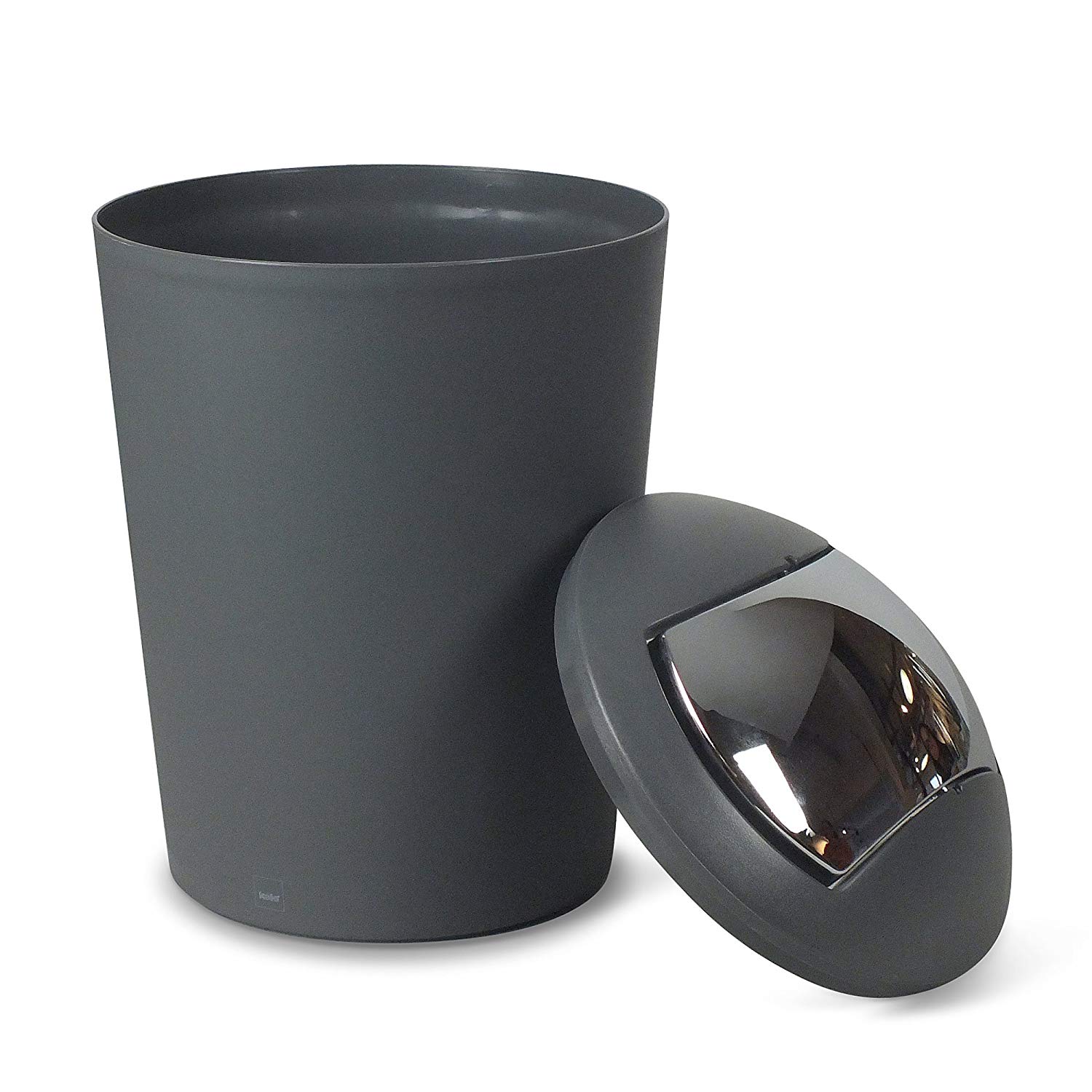 Kela MARTA Grey Swing Lid Bathroom Bin, 5 L - Image 2