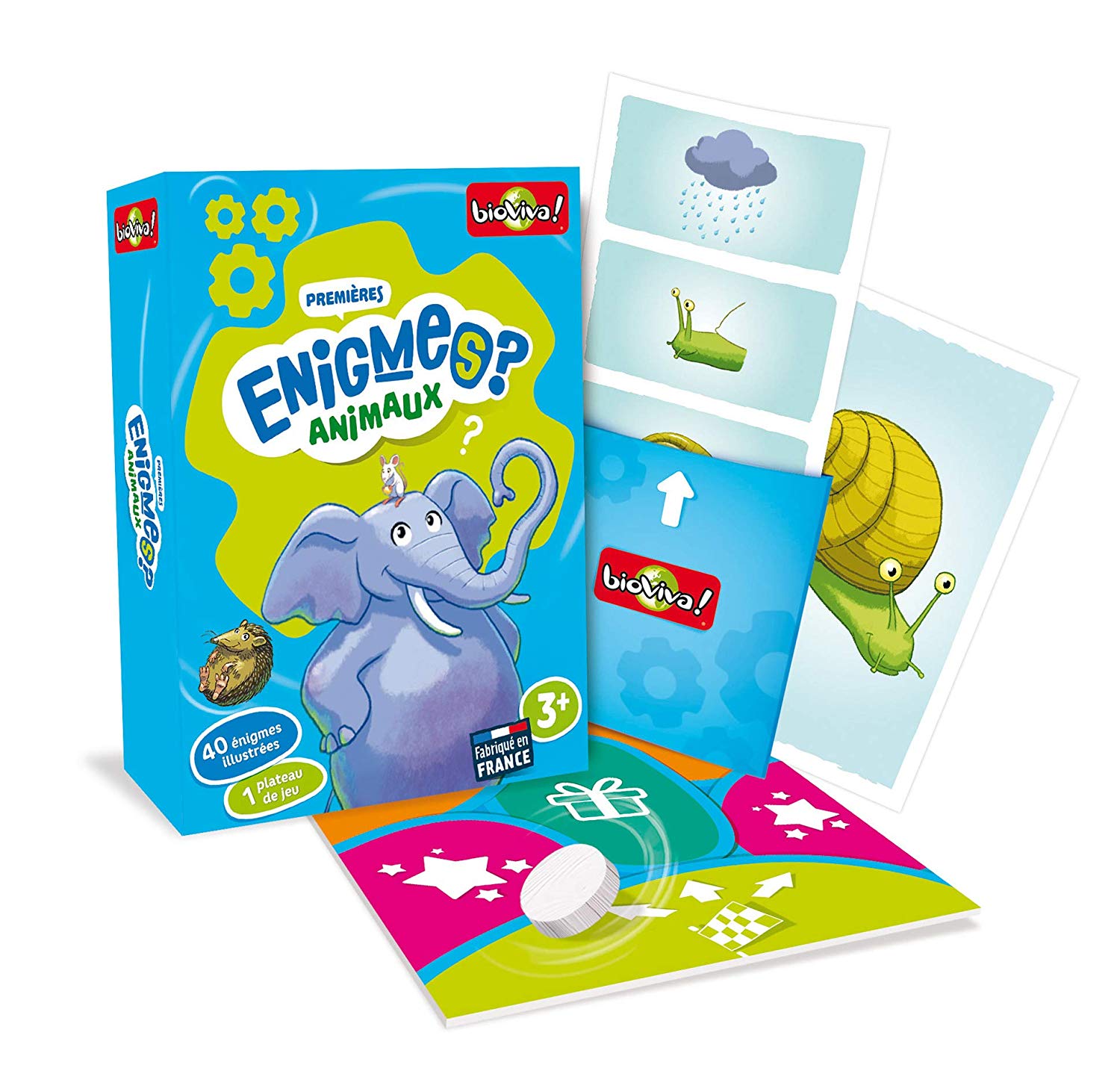 Bioviva Riddles Enigmas- My First Animals Card Game, Multi- Color - Image 2
