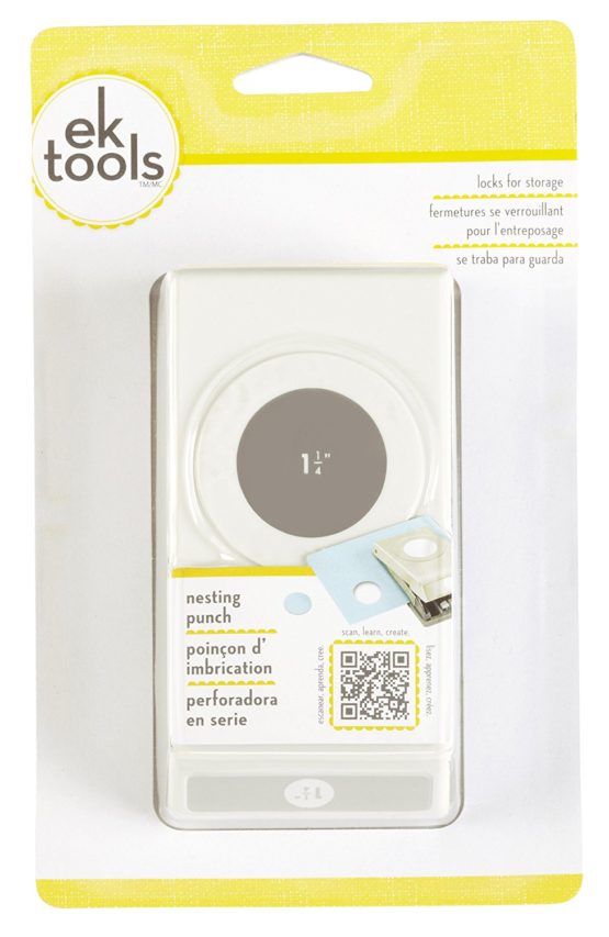 EK Success 1.25 Inch Circle Punch, Light Grey, 1.25-Inch - Image 2