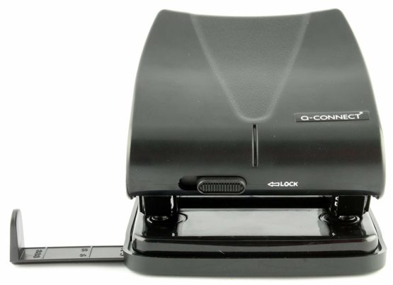 Q Connect Standard Duty Hole Punch - Black