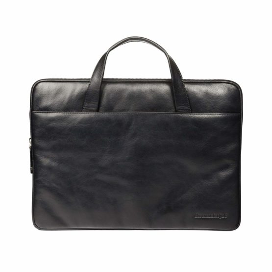 dbramante1928 Silkeborg Laptop Case, Black | Handcrafted Full-Grain Leather, Fits up to 15 inch Laptops - Image 2