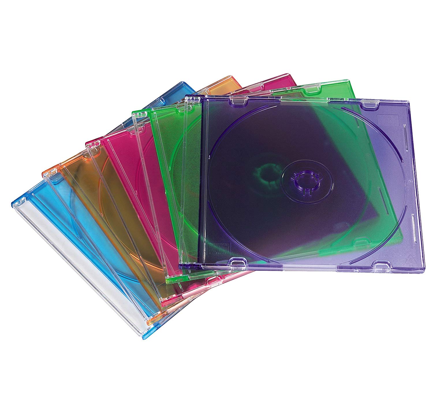 Hama CD/DVD Slim Boxes – Assorted Colours – BigaMart