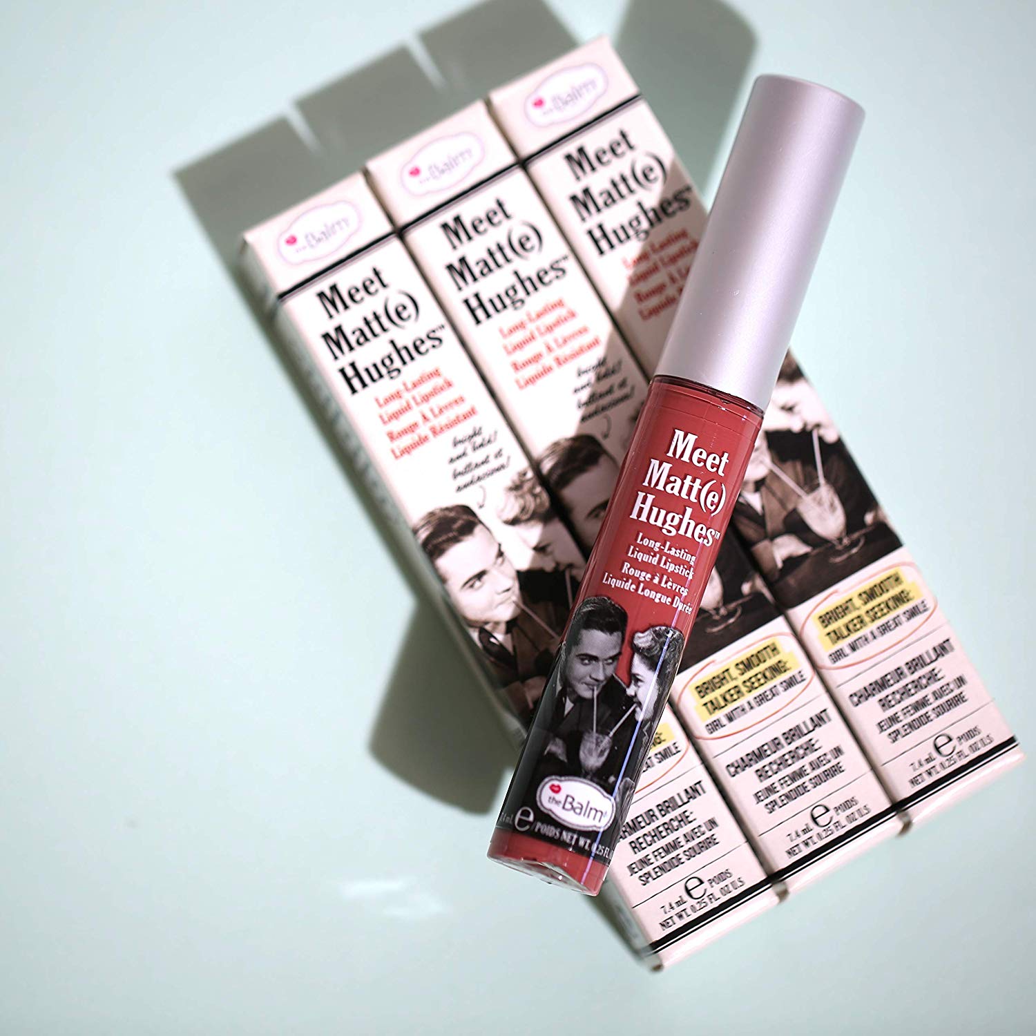 theBalm Meet Matt(e) Hughes Liquid Lipstick, Charming 6.5 ml - Image 4