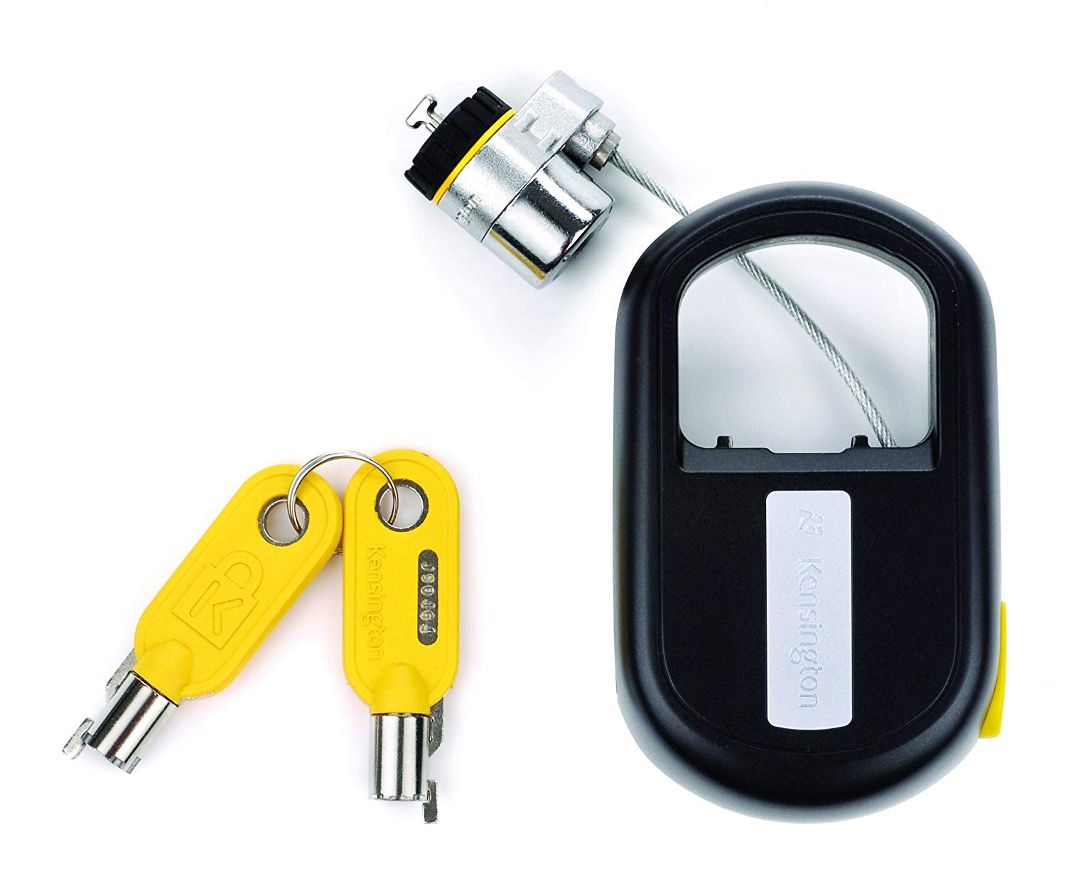 Kensington MicroSaver® Retractable Laptop Lock - Keyed Different, Black