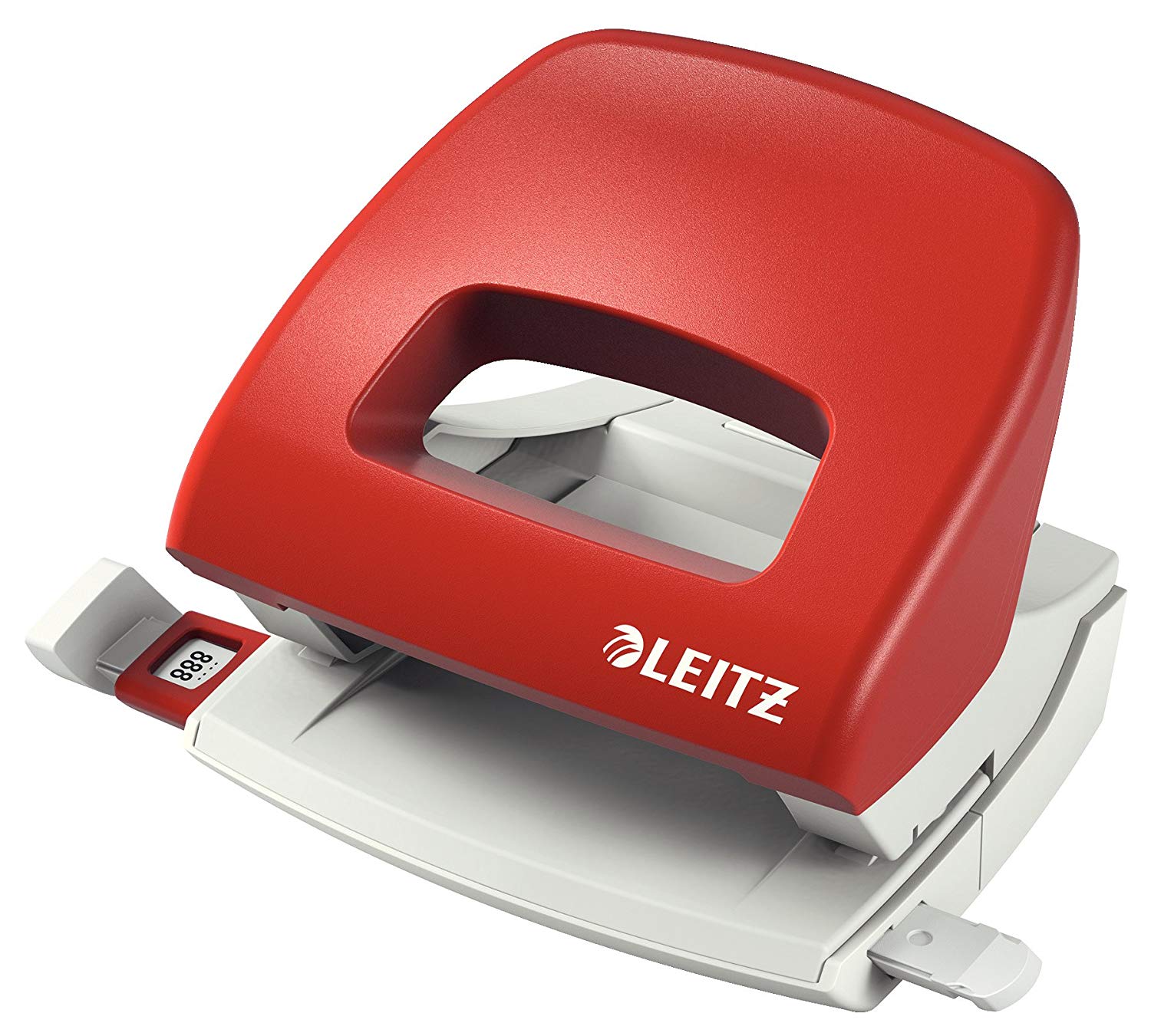 Esselte Leitz 50380025 NeXXt Hole Punch Capacity 16 Sheets Small Red